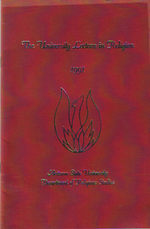 The University Lecture in Religion, 1991: Histories and Rituals: The Case of a National Rite of Mourning (Arizona State University Lectures in Religion Series, No. 12)