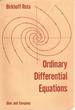 Ordinary differential equations