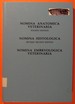 Nomina Anatomica Veterinaria/Nomina Histologica/Nomina Embryologica Veterinaria