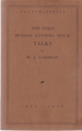 The Ford Sunday Evening Hour Talks. 1937-1938