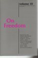 On Freedom (Boston University Series in Philosophy and Religion, Volume 10)