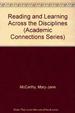 Reading and Learning Across the Disciplines (Academic Connections Series).