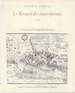 Le Recueil Des Inscriptions 1558