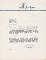 Typed Letter Signed