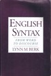 English Syntax: From Word to Discourse