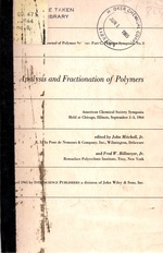 Analysis and Fractionation of Polymers