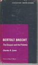 Bertolt Brecht: the Despair and the Polemic (Crosscurrents/Modern Critiques)