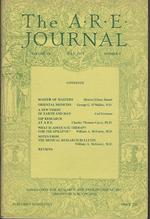 The a.R.E. Journal; Volume VII, No. 1: July, 1972