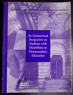 An Institutional Perspective on Students With Disabilities in Postsecondary Education
