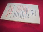 The Rationalist Annual for the Year 1956 [Paperback]