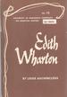 Edith Wharton (University of Minnesota Pamphets on American Writers Series, #12)