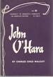 John O'Hara (University of Minnesota Pamphets on American Writers Series, #80)