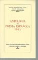 Antologia De Poesia Espanola, 1984