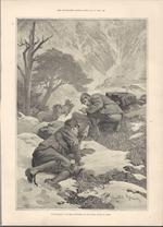 Engraving: 'Hind-Stalking: the Deer Disturbed...'...From the Illustrated News of the World, February 17, 1894