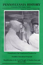 Pennsylvania History: a Journal of the Mid-Atlantic Studies: Volume 69, No 4: Autumn, 2002