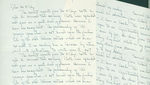 Ms Letter By F. J. O'Connor to Edward & Mazie O'Day, [April 25 1944? ]. Re: Literature, Penmanship, Kay Moving From the Sf Examiner to Pier 17