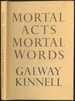 Mortal Acts Mortal Word