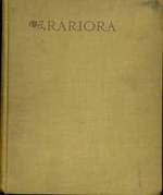 Rariora: Vol. I.