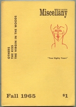The Carleton Miscellany  Fall 1965, Vol. VI, No. 4