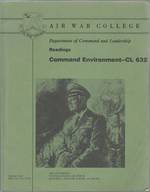 Department of Command and Leadership Command Environment-Cl 632 Ay 1988-89