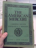 The American Mercury A Monthly Review Vol. VI No. 22 October 1925