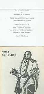 Fritz Scholder: New Paintings, Lithographs, Drawings. (Catalog of an Exhibition Organized By the Jamison Galleries, Santa Fe, New Mexico, July 29 Through August 11, 1973).