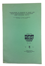 Adaptations to Exercise of Negro and White Sharecroppers in Comparison With Northern Whites