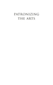 Patronizing the Arts