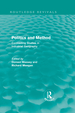 Politics and Method (Routledge Revivals)