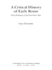 A Critical History of Early Rome
