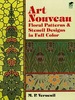 Art Nouveau Floral Patterns and Stencil Designs in Full Color