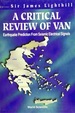 Critical Review of Van, a: Earthquake Prediction From Seismic Electrical Signals