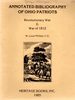 Annotated Bibliography of Ohio Patriots Revolutionary & War of 1812