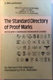 The Standard Directory of Proof Marks