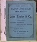 Tables Showing the Value of Silver and Gold Per Ounce, Troy, at Different Degrees of Fineness, 8th Ed