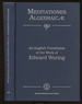 Meditationes Algebraicae: an English Translation of the Work of Edward Waring