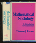Mathematical Sociology: an Introduction to Fundamentals, Thomas Fararo's Copy