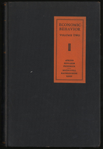 Economic Behavior: an Institutional Approach Volume II