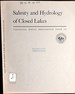 Salinity and Hydrology of Closed Lakes; : a Study of the Long-Term Balance Between Input and Loss of Salts in Closed Lakes (Geological Survey)