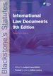 Blackstone's International Law Documents (Blackstone's Statute Book Series)