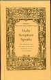 Holy Scripture Speaks the Production and Reception of Erasmus' Paraphrases on the New Testament