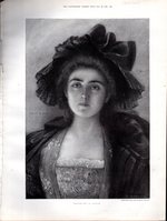 Engraving; "Manon, By a. Lynch"...Engravings From the Illustrated London News, September 30, 1899