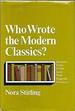 Who Wrote the Modern Classics?