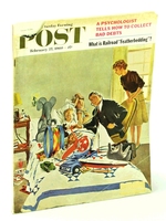 The Saturday Evening Post, February [Feb. ] 27, 1960, Volume 232, Number 35-Norman Rockwell's Adventures as an Illustrator (Part 3) / Palm Springs / X-15 Test Pilot
