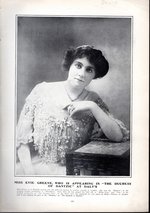 Print: "Miss Evie Greene. in "the Duchess of Dantzic" at Daly's"...Photo From Harper's Weekly; February 4, 1905