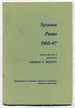 Syracuse Poems 1966-67