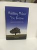 Writing What You Know