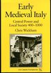 Early Medieval Italy: Central Power and Local Society 400-1000 (Ann Arbor Paperbacks)