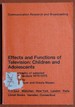 Effects and Functions of Television--Children and Adolescents: a Bibliography of Selected Research Literature, 1970-1978 (Communication Research and Broadcasting)