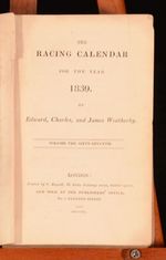 The Racing Calendar for the Year 1839